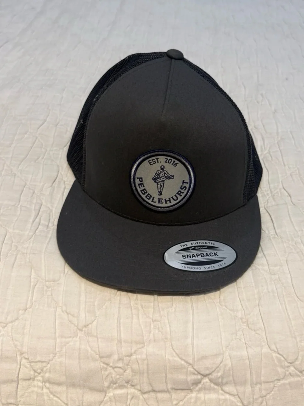Pebblehurst Golf course black Snapback Hat New